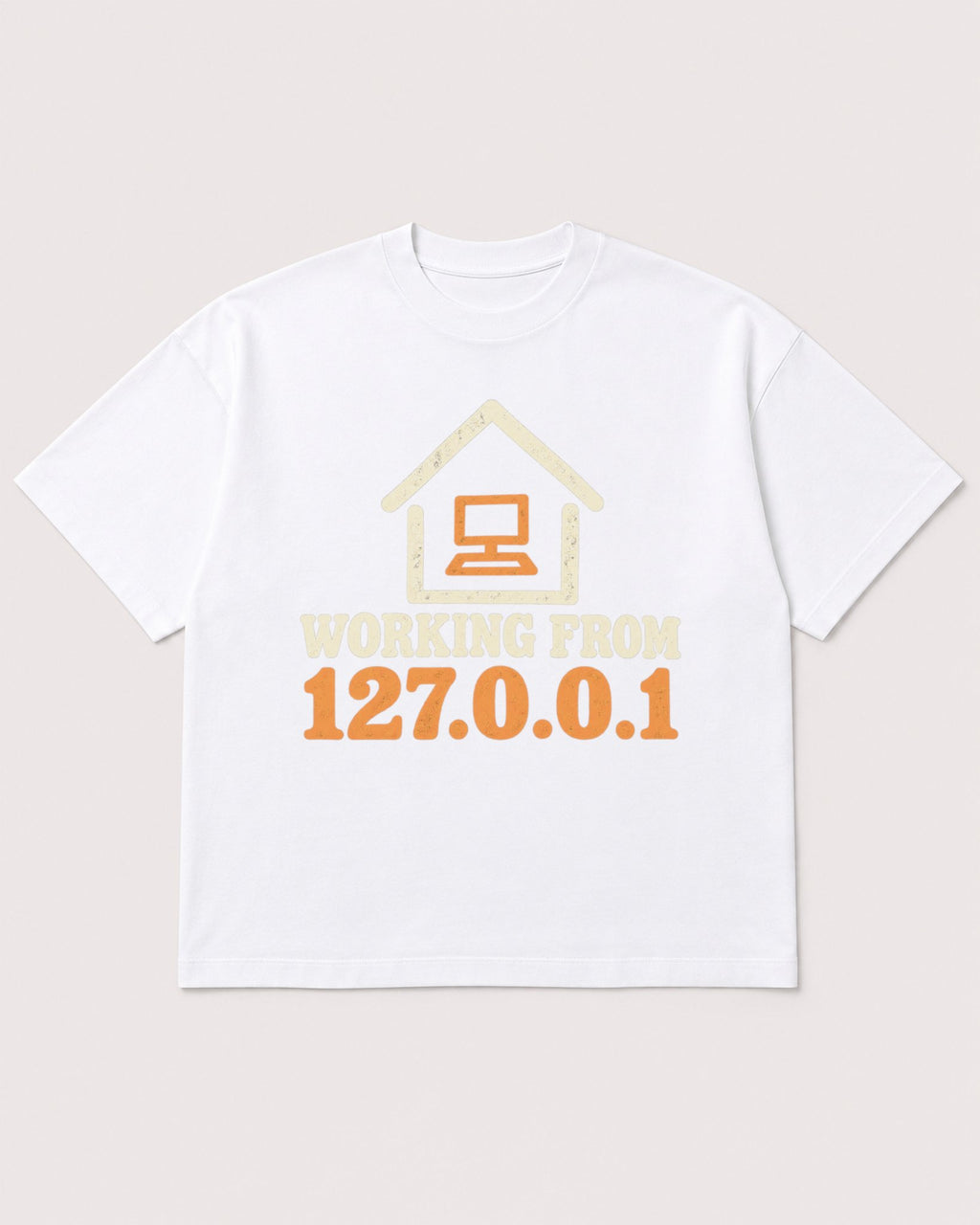 Mockup Boxy Heavyweight Tee White product