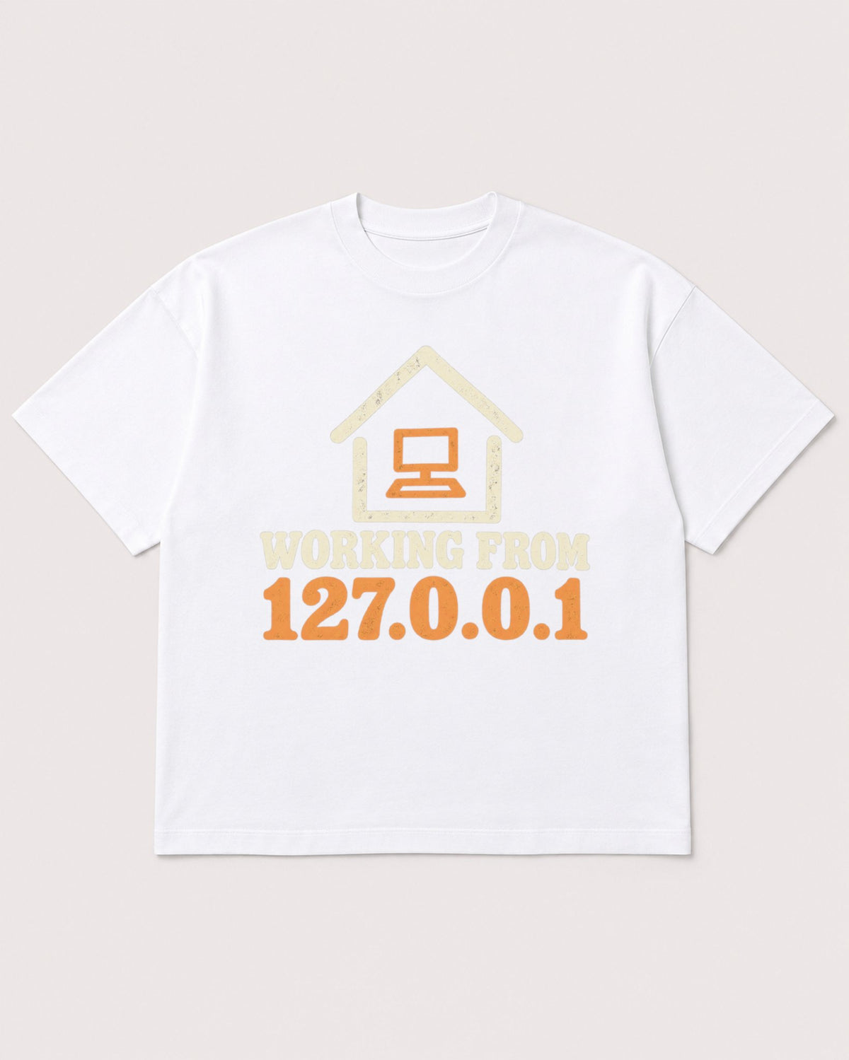 Mockup Boxy Heavyweight Tee White product