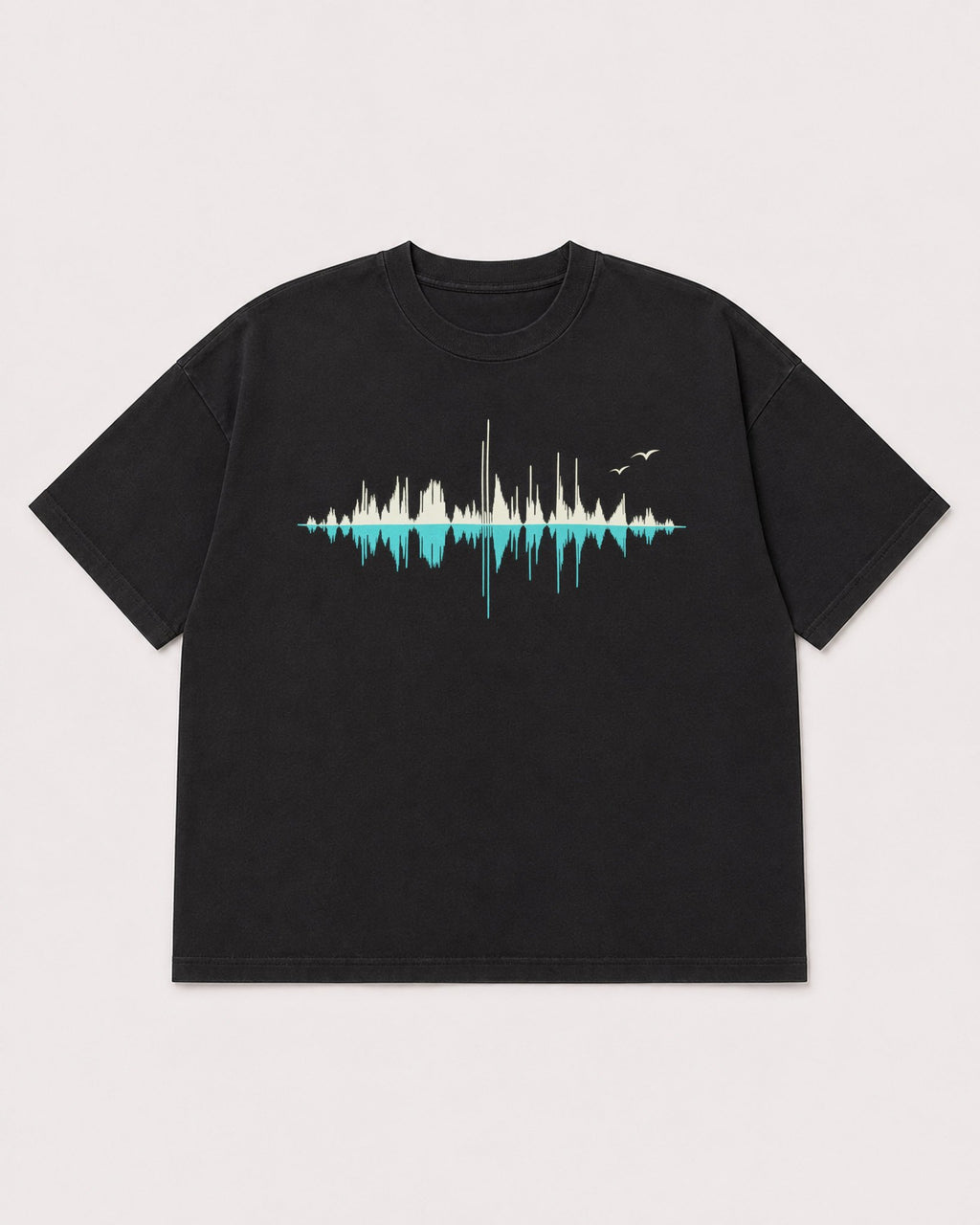 Mockup Boxy Heavyweight Tee Black product