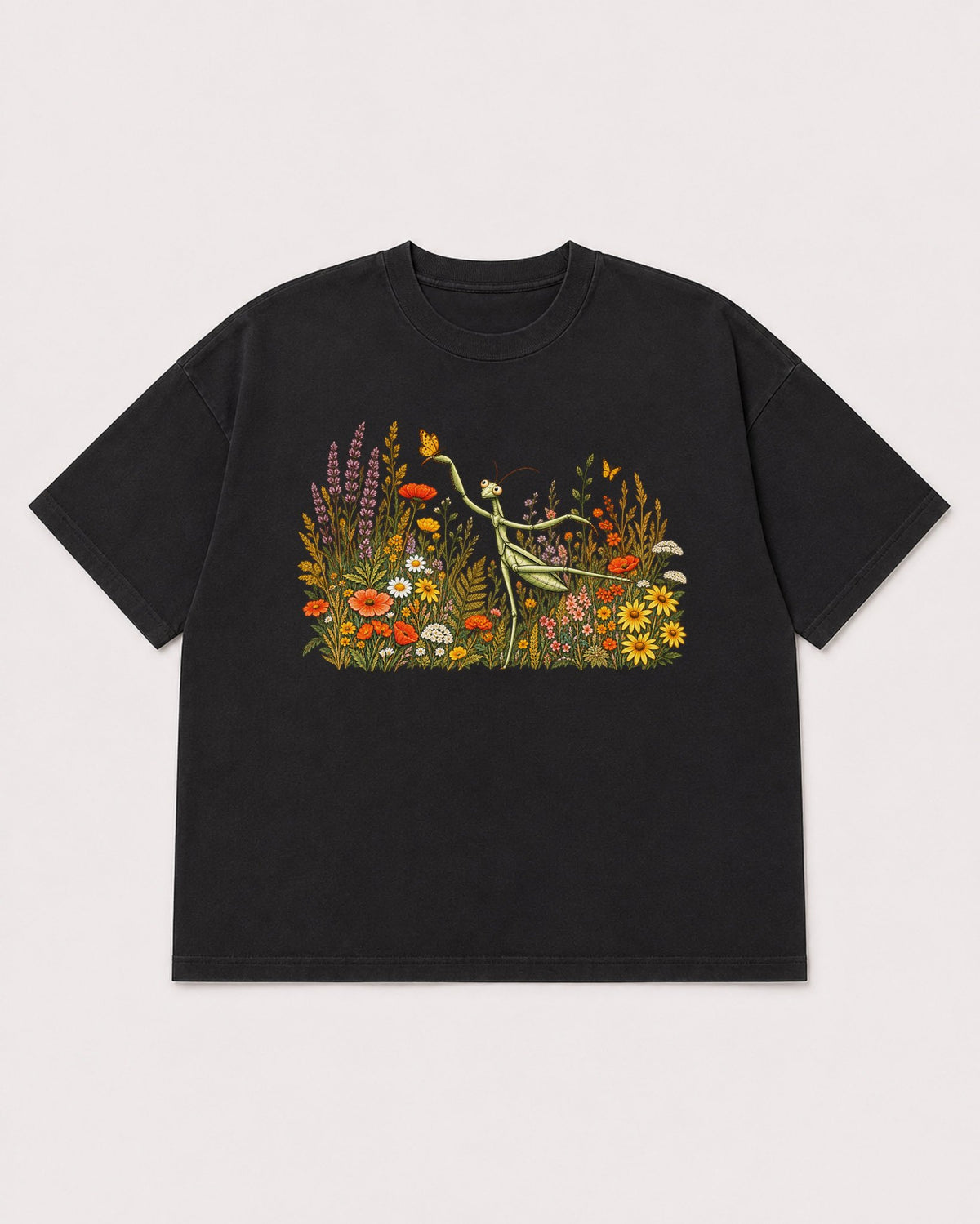Mockup Boxy Heavyweight Tee Black product