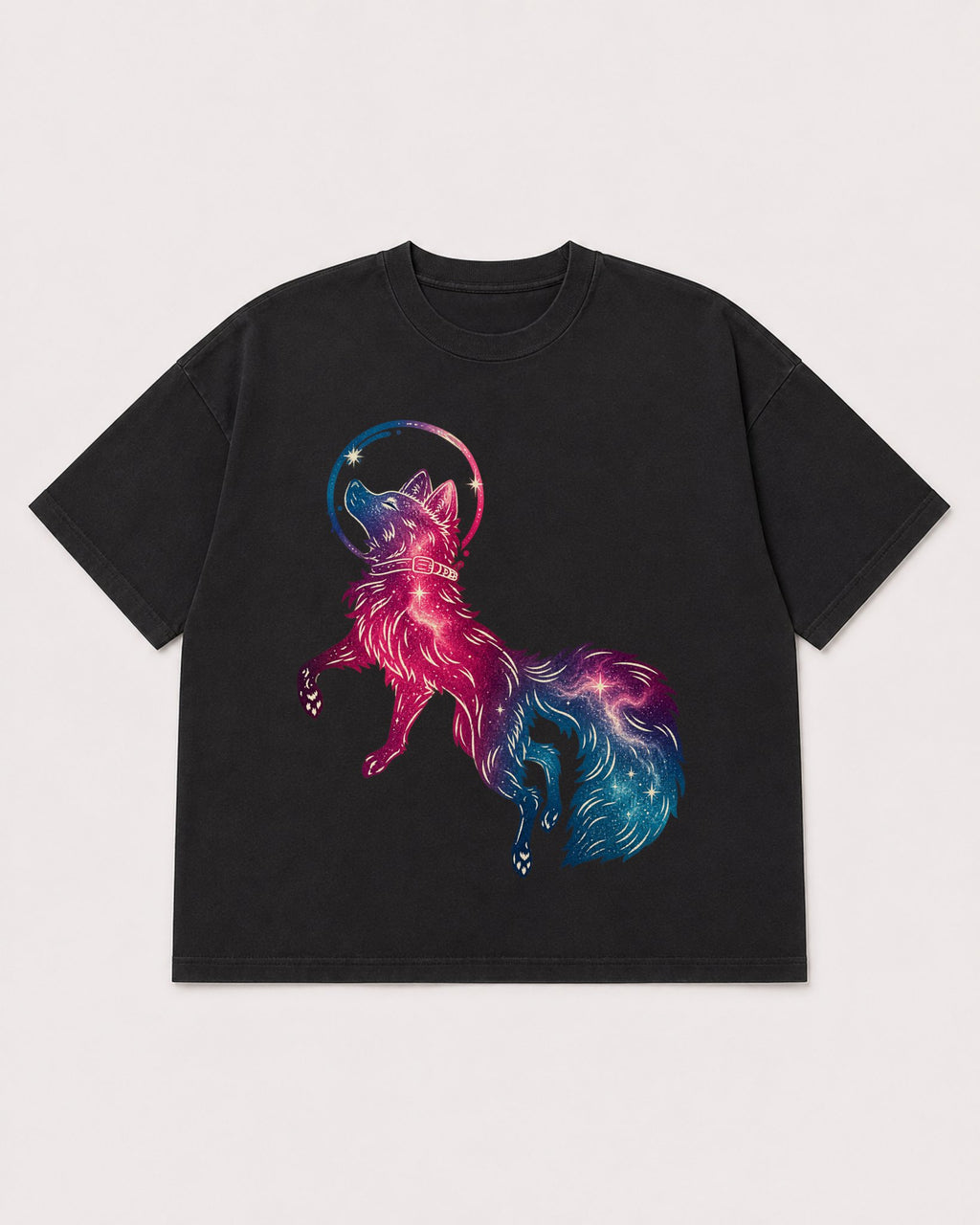 Mockup Boxy Heavyweight Tee Black product