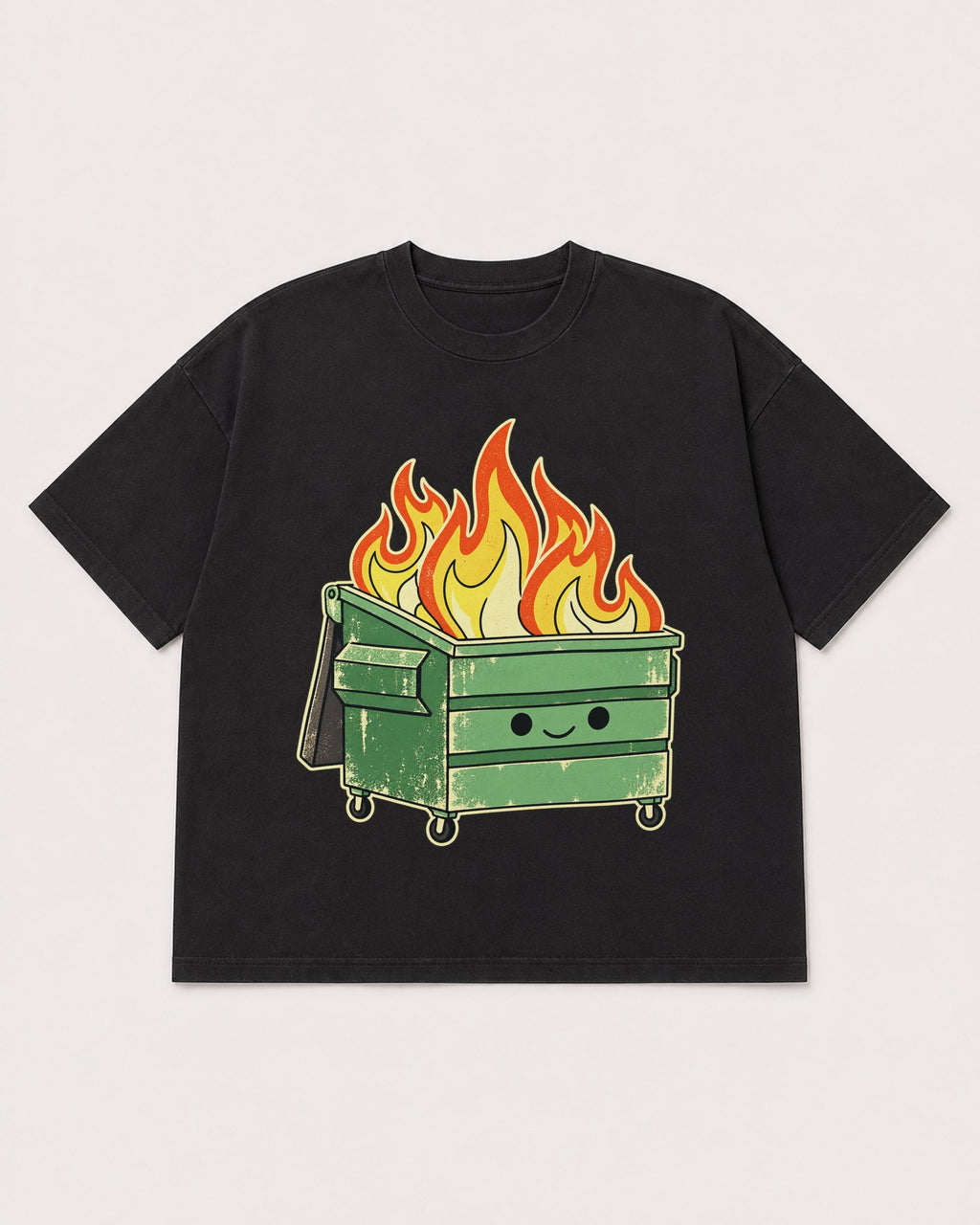 Mockup Boxy Heavyweight Tee Black product