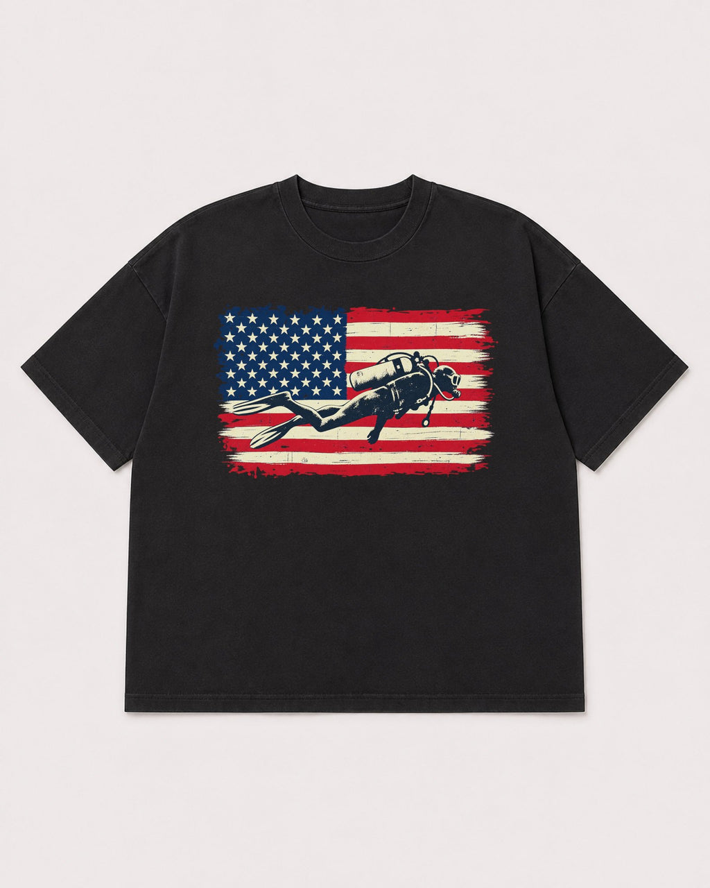 Mockup Boxy Heavyweight Tee Black product