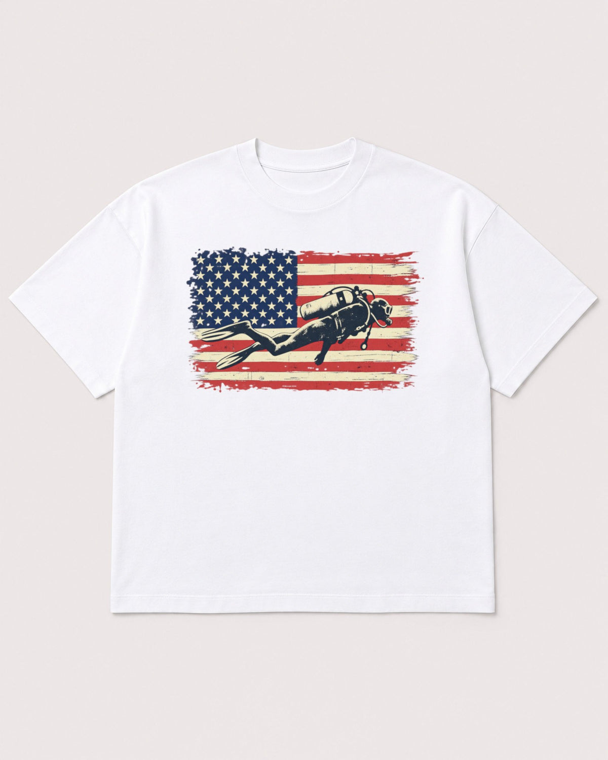 Mockup Boxy Heavyweight Tee White product