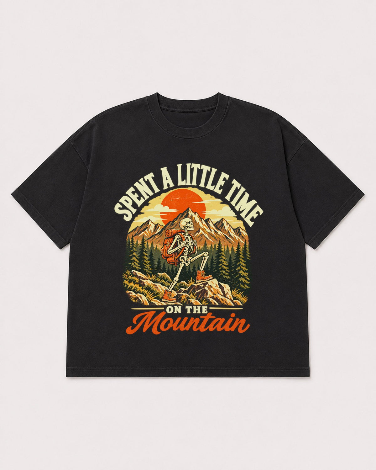 Mockup Boxy Heavyweight Tee Black product