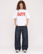 Mockup Boxy Heavyweight Tee White female full-body 09