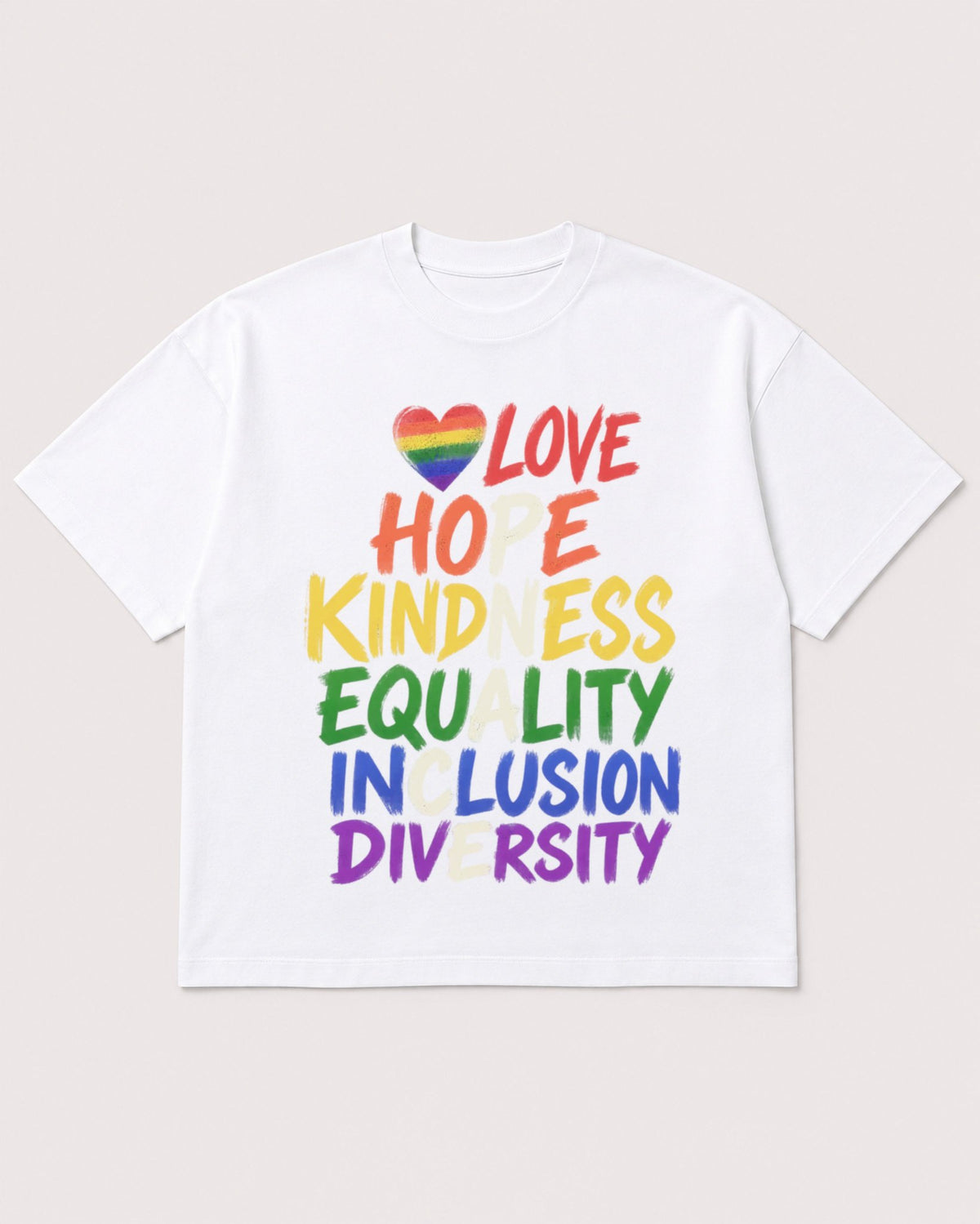 Mockup Boxy Heavyweight Tee White product