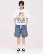 Mockup Boxy Heavyweight Tee White female full-body 21
