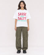 Mockup Boxy Heavyweight Tee White female full-body 02