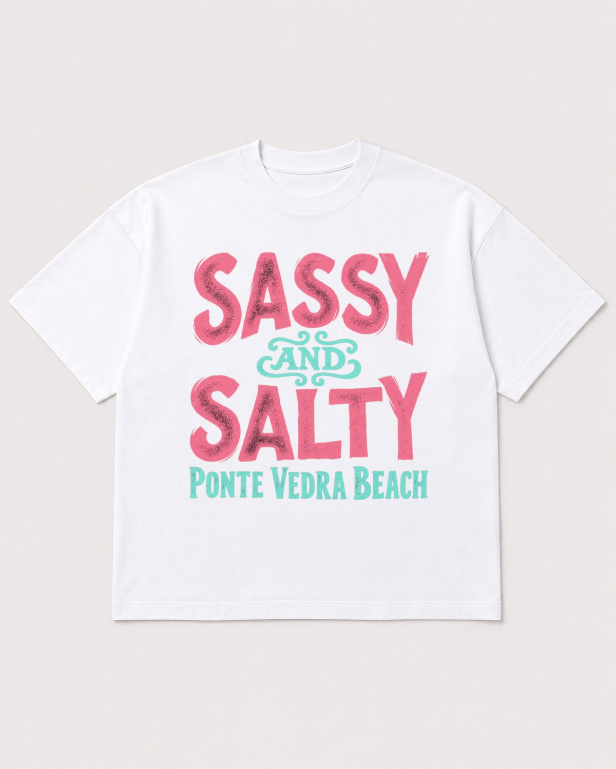 Mockup Boxy Heavyweight Tee White product