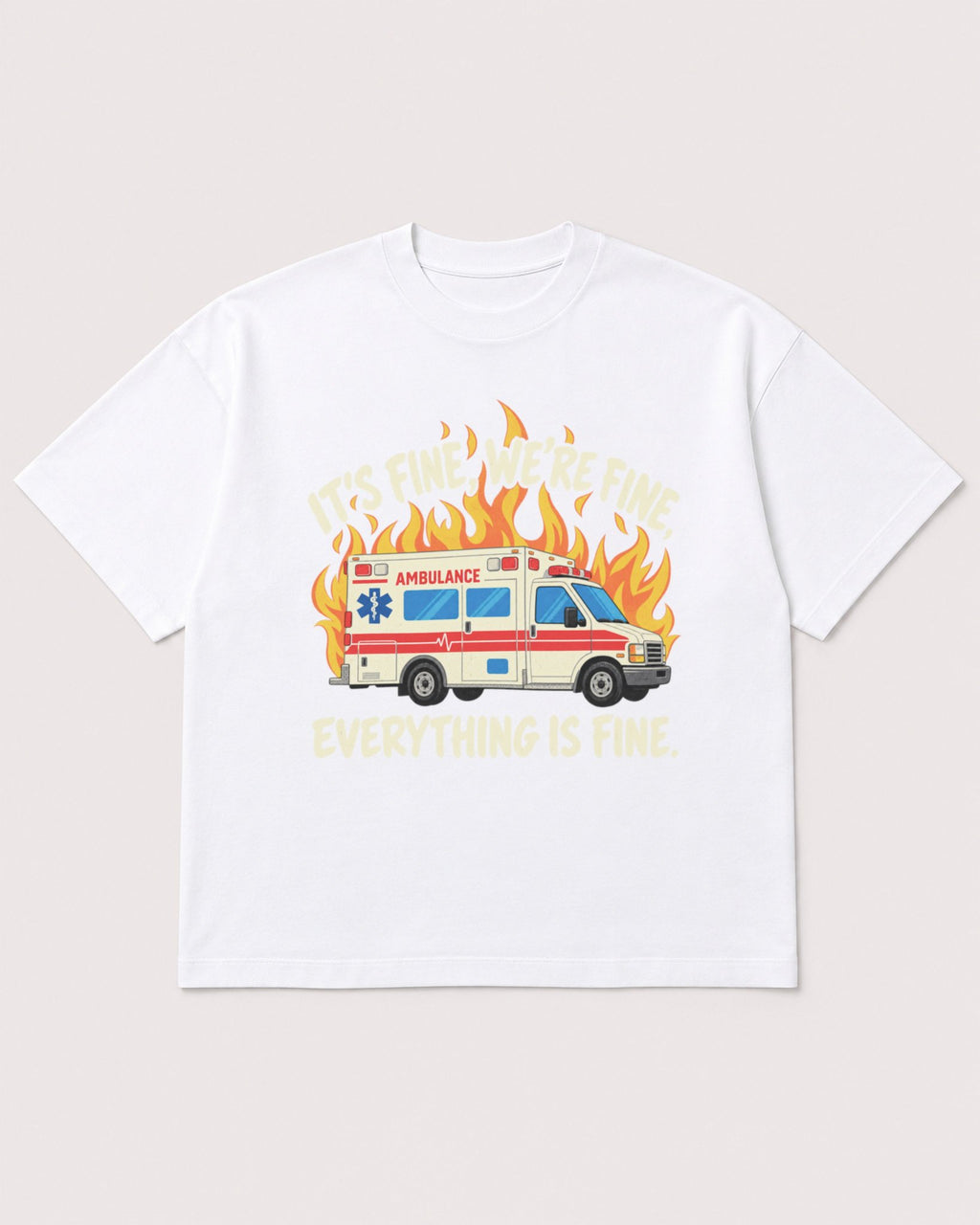 Mockup Boxy Heavyweight Tee White product