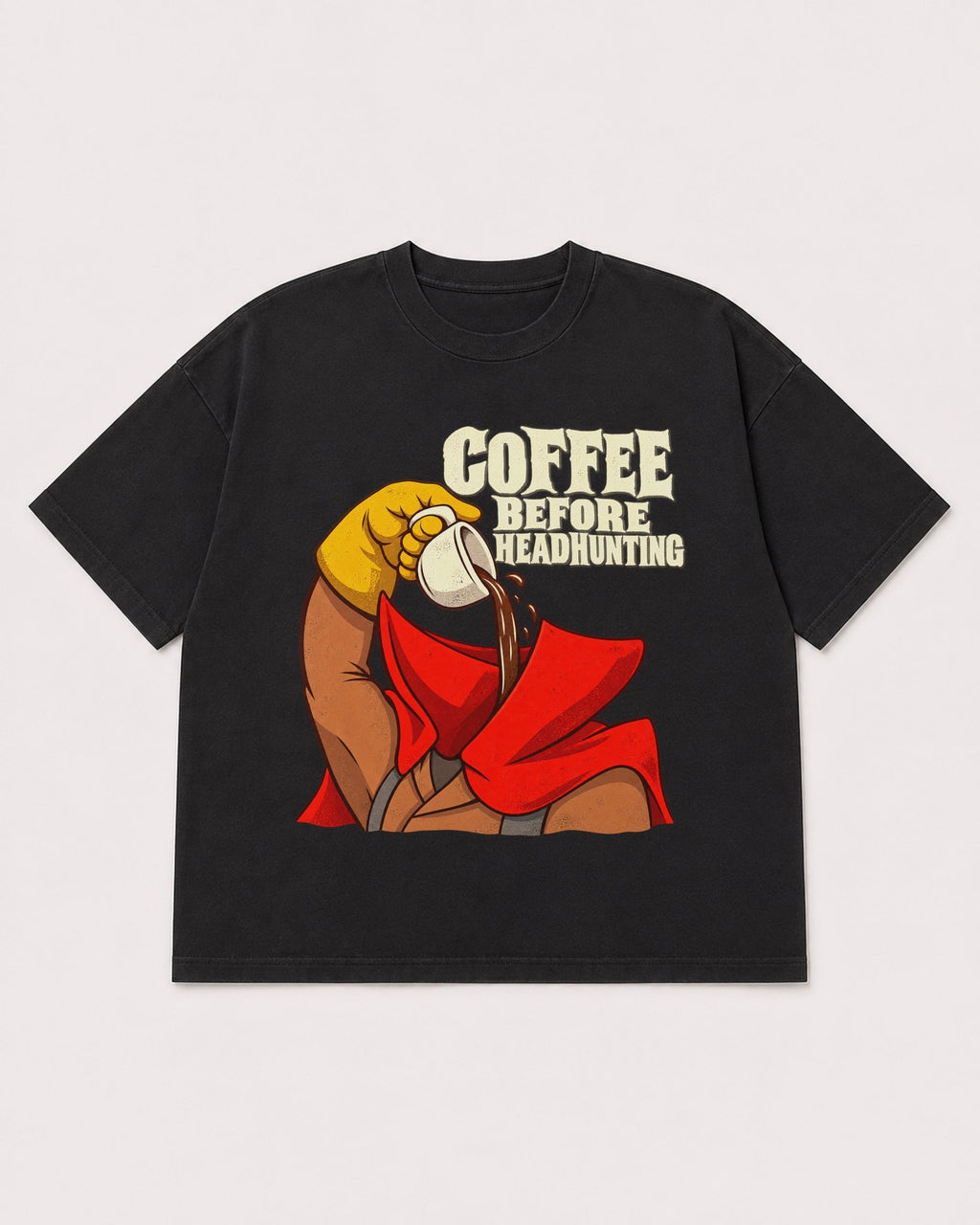 Mockup Boxy Heavyweight Tee Black product