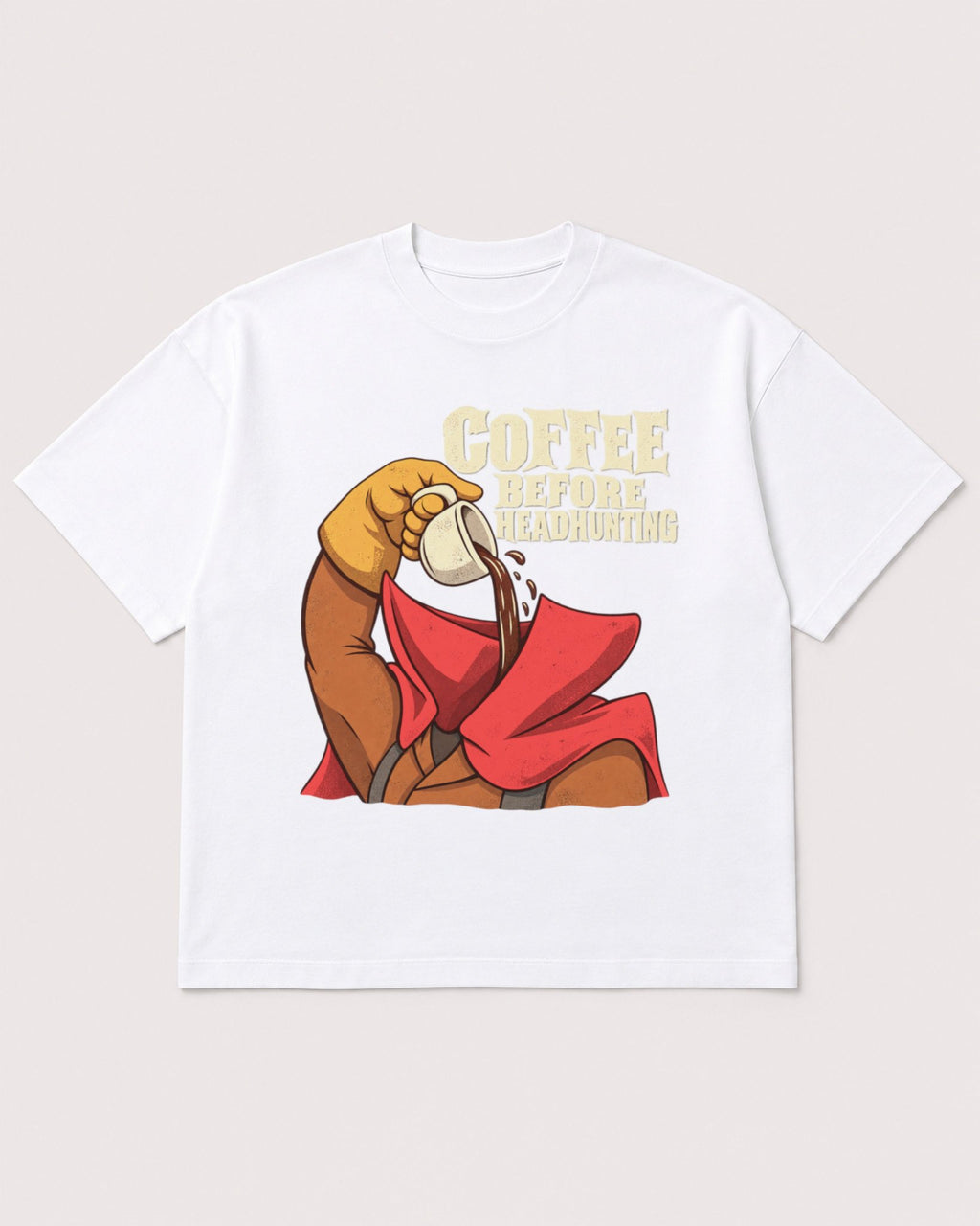 Mockup Boxy Heavyweight Tee White product