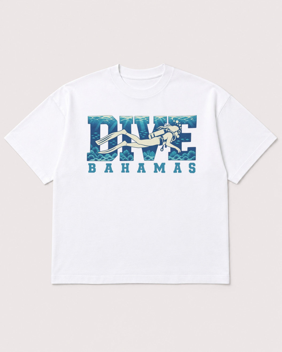 Mockup Boxy Heavyweight Tee White product
