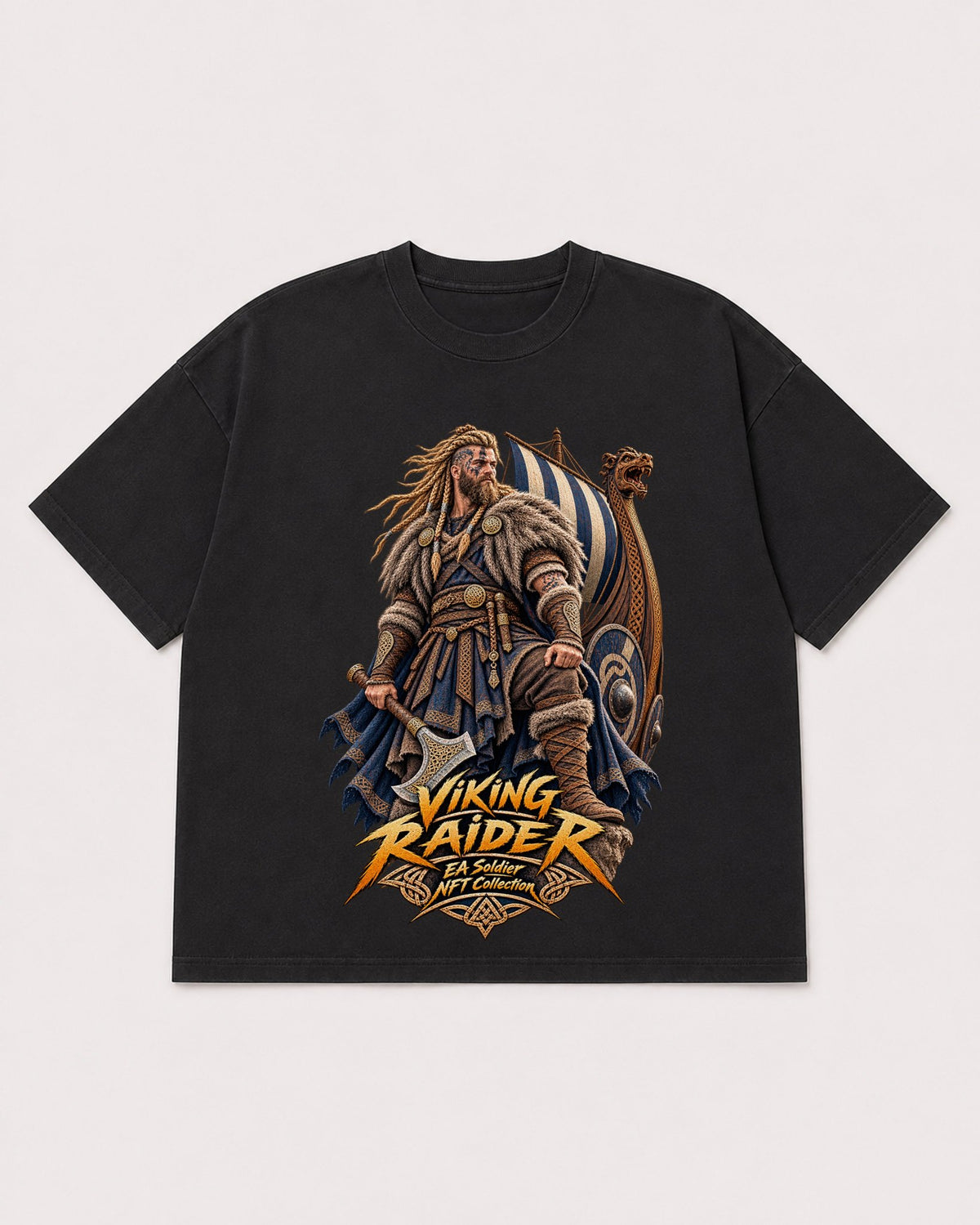 Mockup Boxy Heavyweight Tee Black product