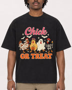 Mockup Boxy Heavyweight Tee Black male close-up 04