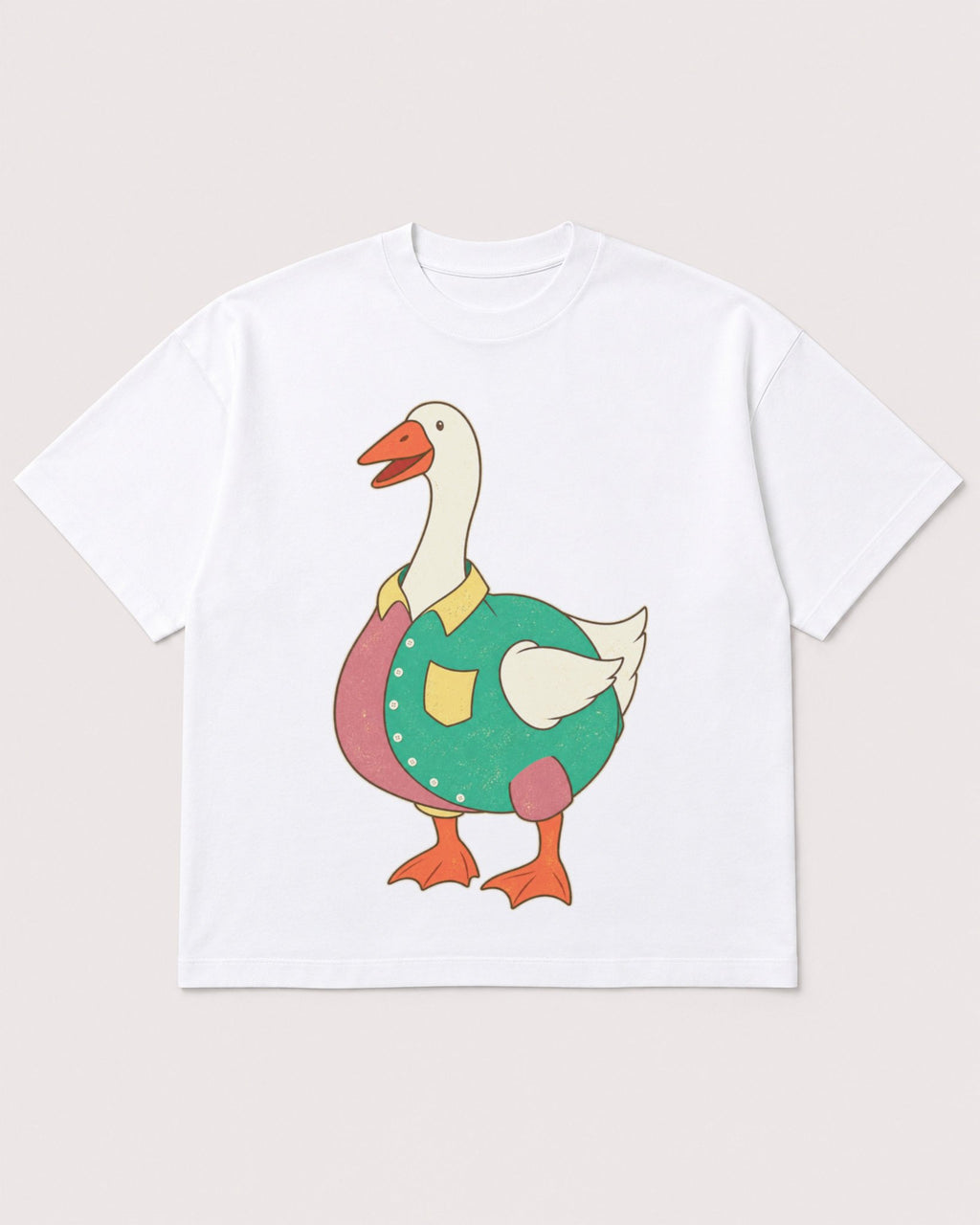 Mockup Boxy Heavyweight Tee White product