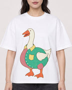 Mockup Boxy Heavyweight Tee White female close-up 03