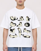 Mockup Boxy Heavyweight Tee White male close-up 13
