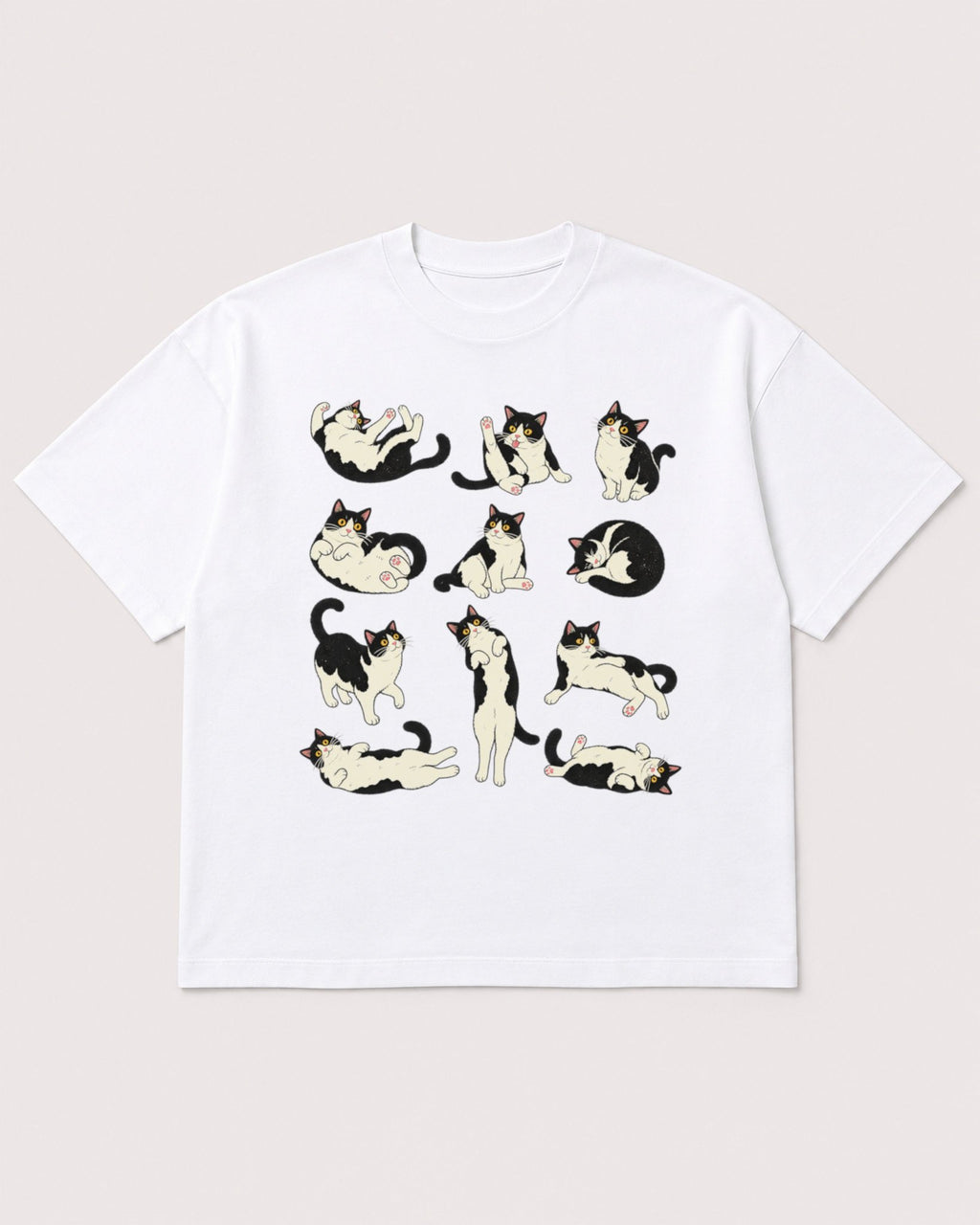 Mockup Boxy Heavyweight Tee White product