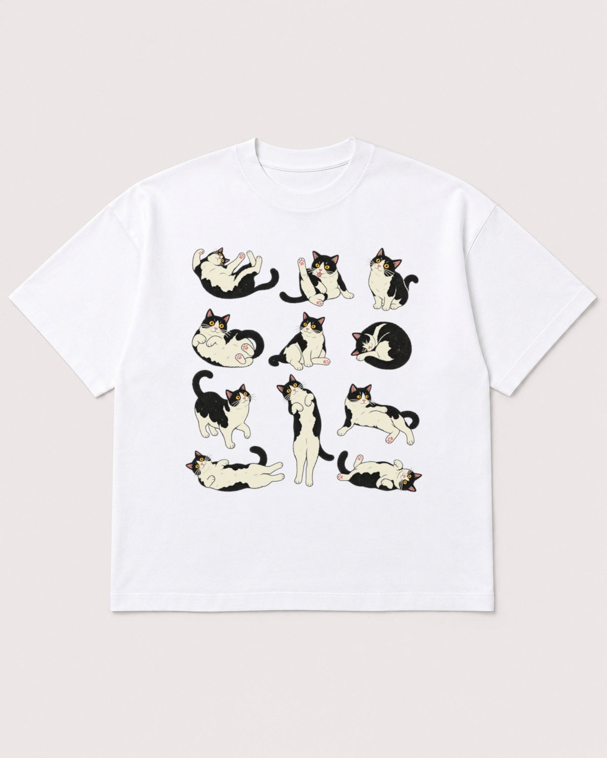 Mockup Boxy Heavyweight Tee White product
