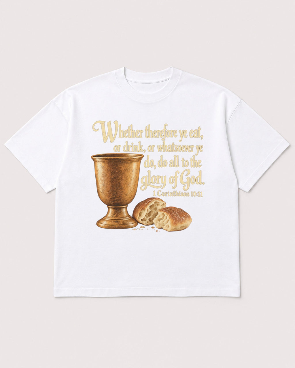 Mockup Boxy Heavyweight Tee White product