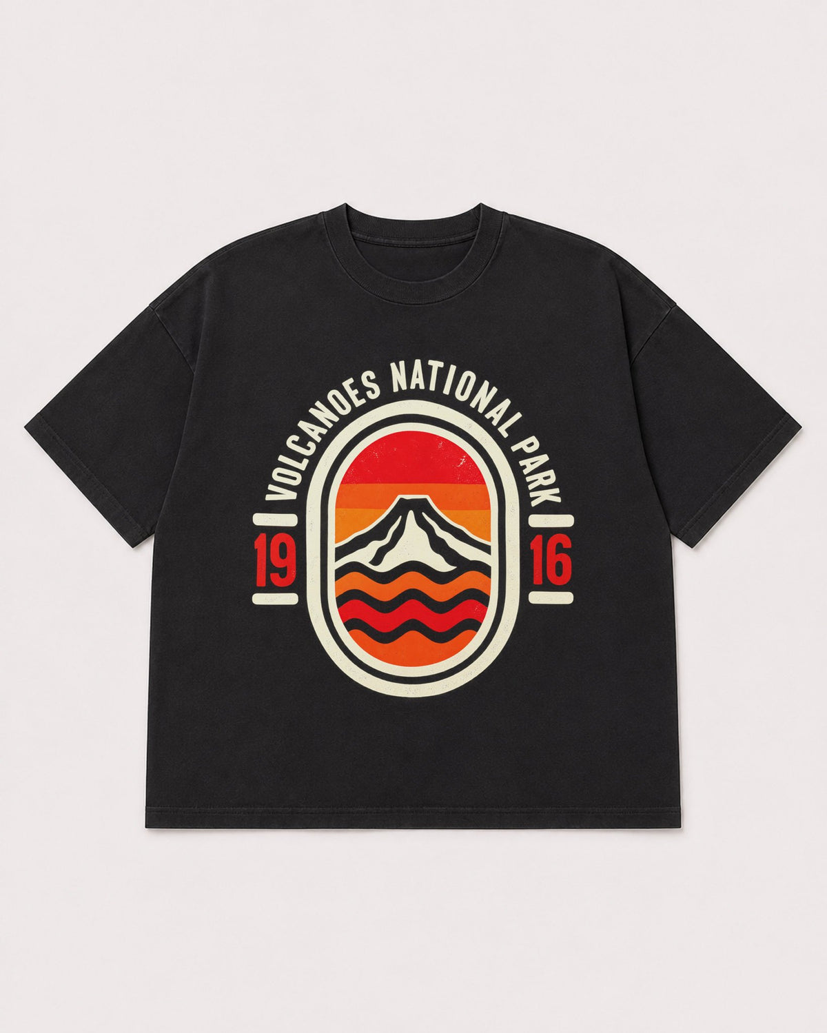 Mockup Boxy Heavyweight Tee Black product