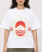 Mockup Boxy Heavyweight Tee White female close-up 02