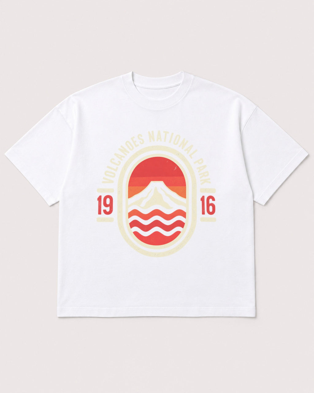 Mockup Boxy Heavyweight Tee White product