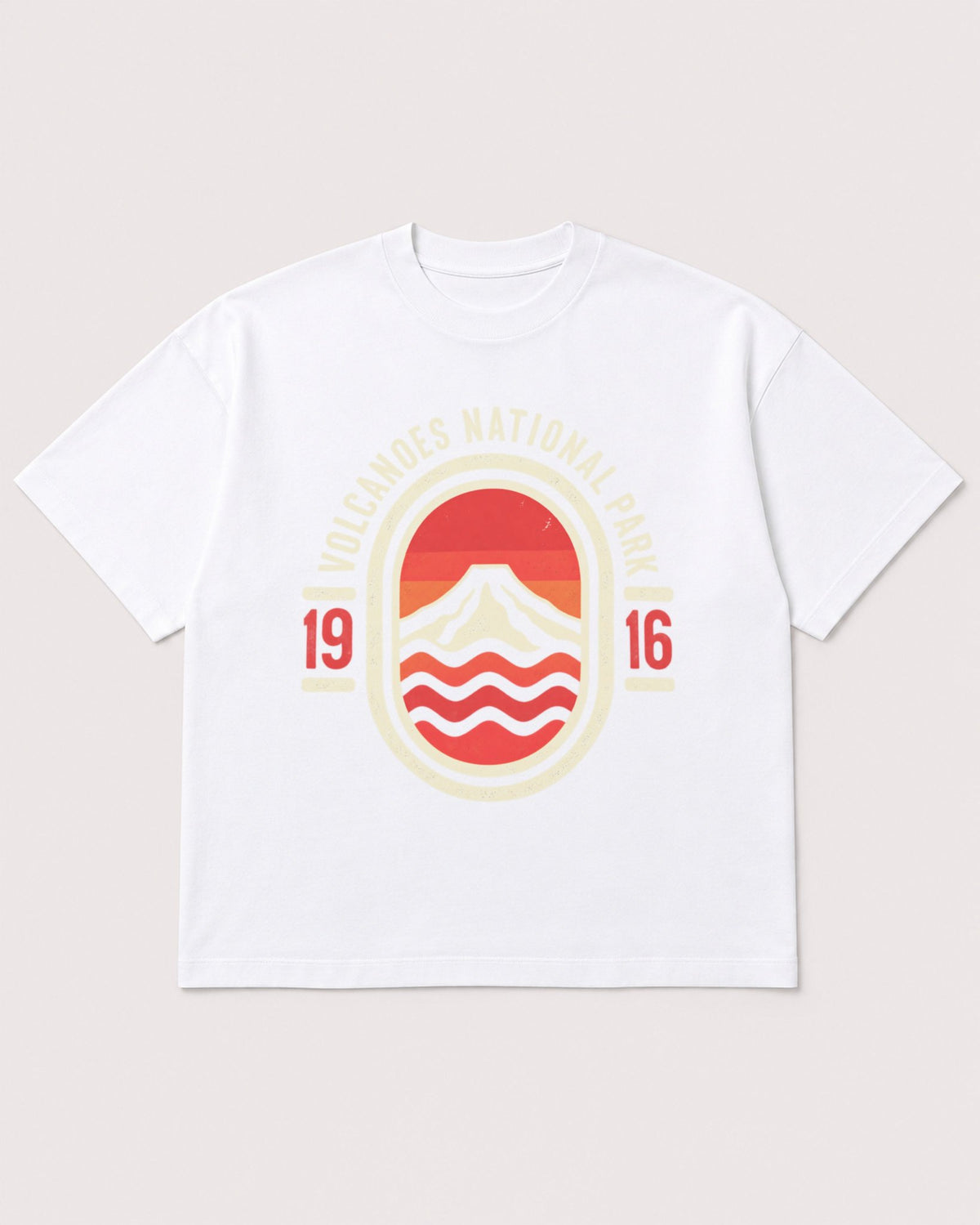 Mockup Boxy Heavyweight Tee White product