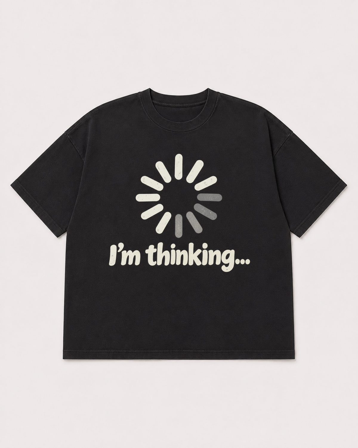 Mockup Boxy Heavyweight Tee Black product