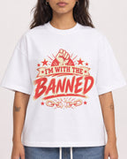 Mockup Boxy Heavyweight Tee White female close-up 06