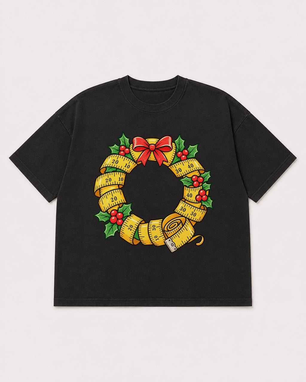 Mockup Boxy Heavyweight Tee Black product