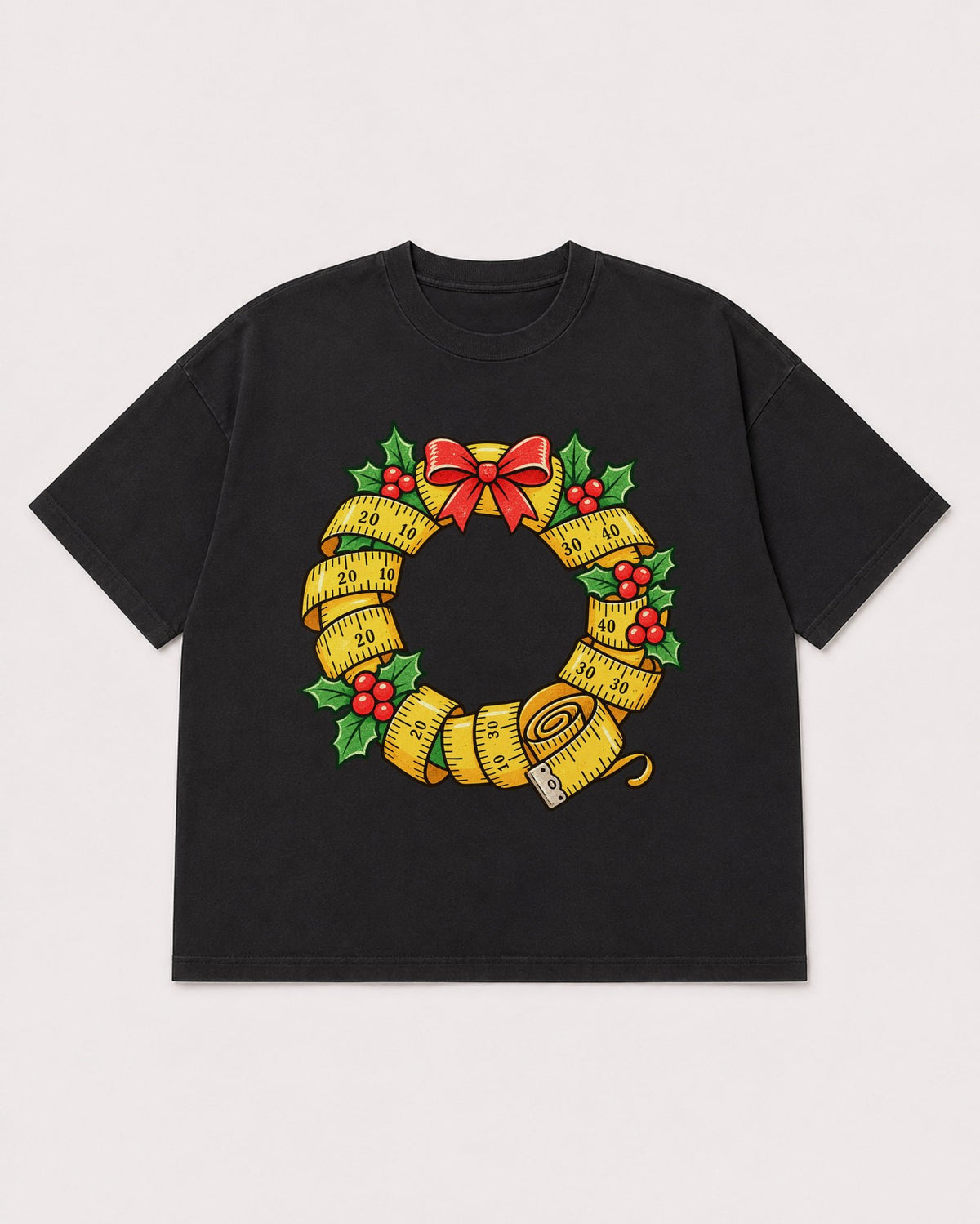 Mockup Boxy Heavyweight Tee Black product