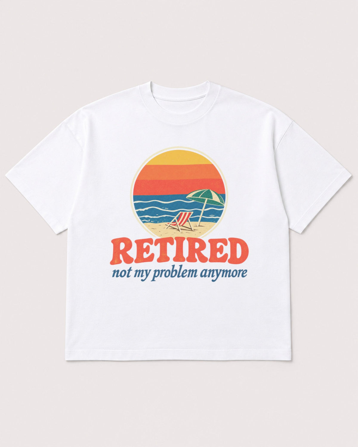 Mockup Boxy Heavyweight Tee White product