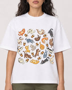 Mockup Boxy Heavyweight Tee White female close-up 07