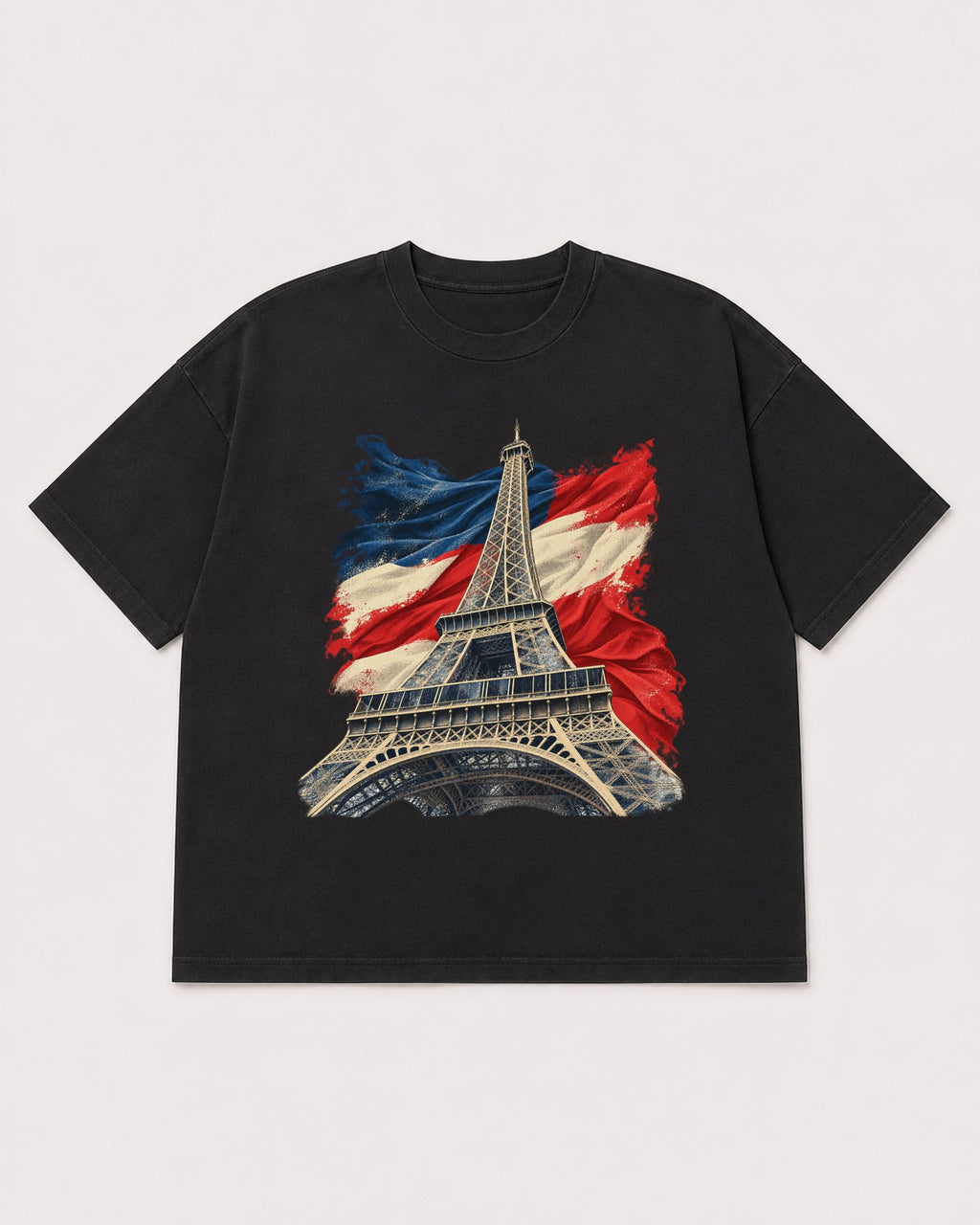 Mockup Boxy Heavyweight Tee Black product
