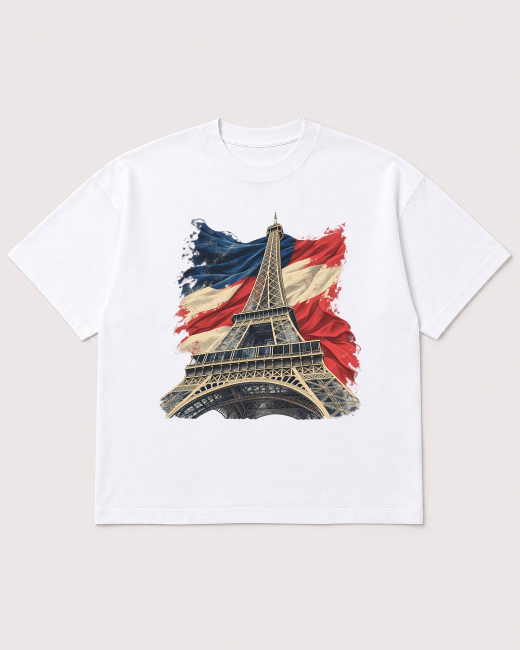 Mockup Boxy Heavyweight Tee White product