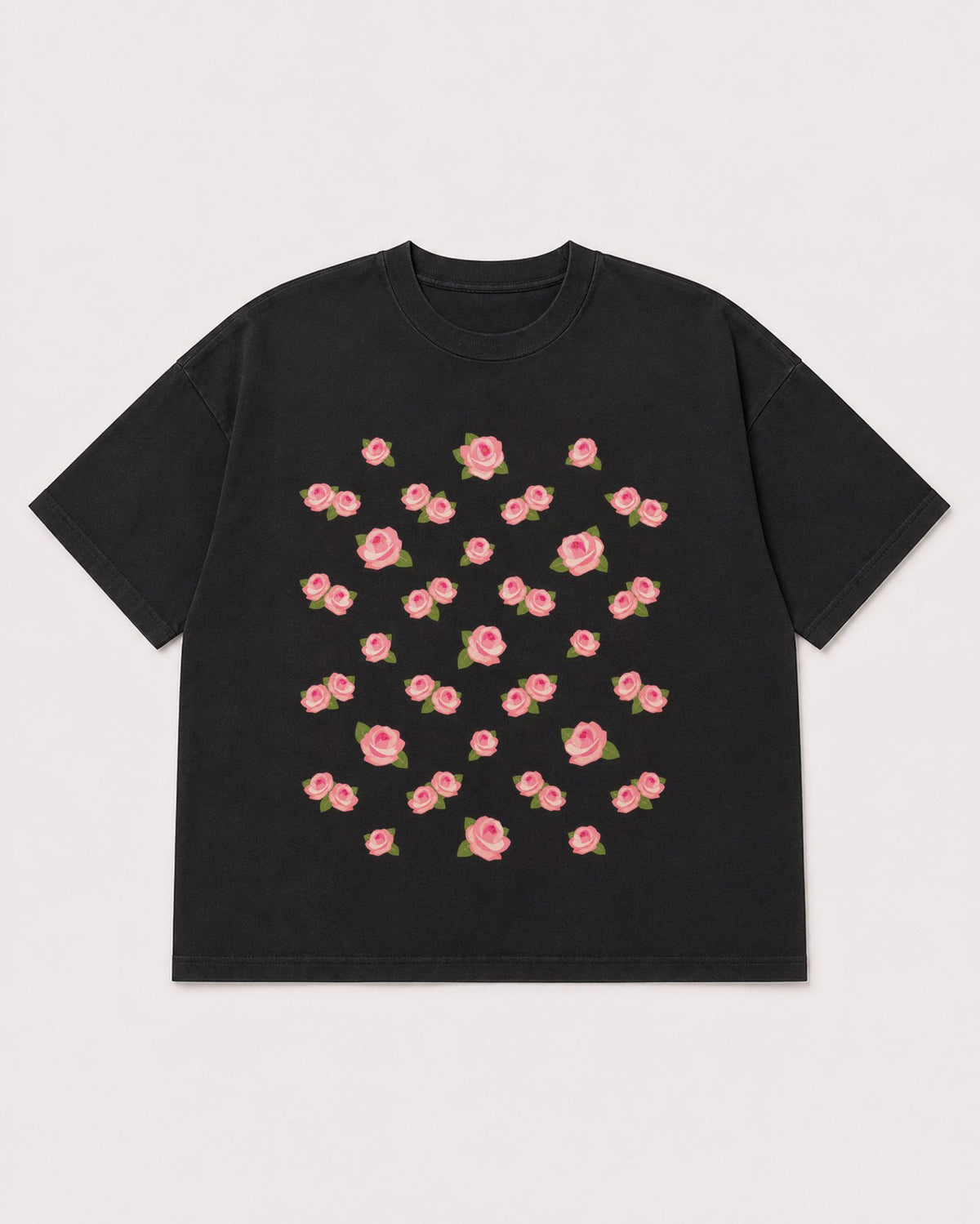 Mockup Boxy Heavyweight Tee Black product