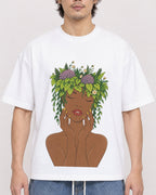 Mockup Boxy Heavyweight Tee White male close-up 03