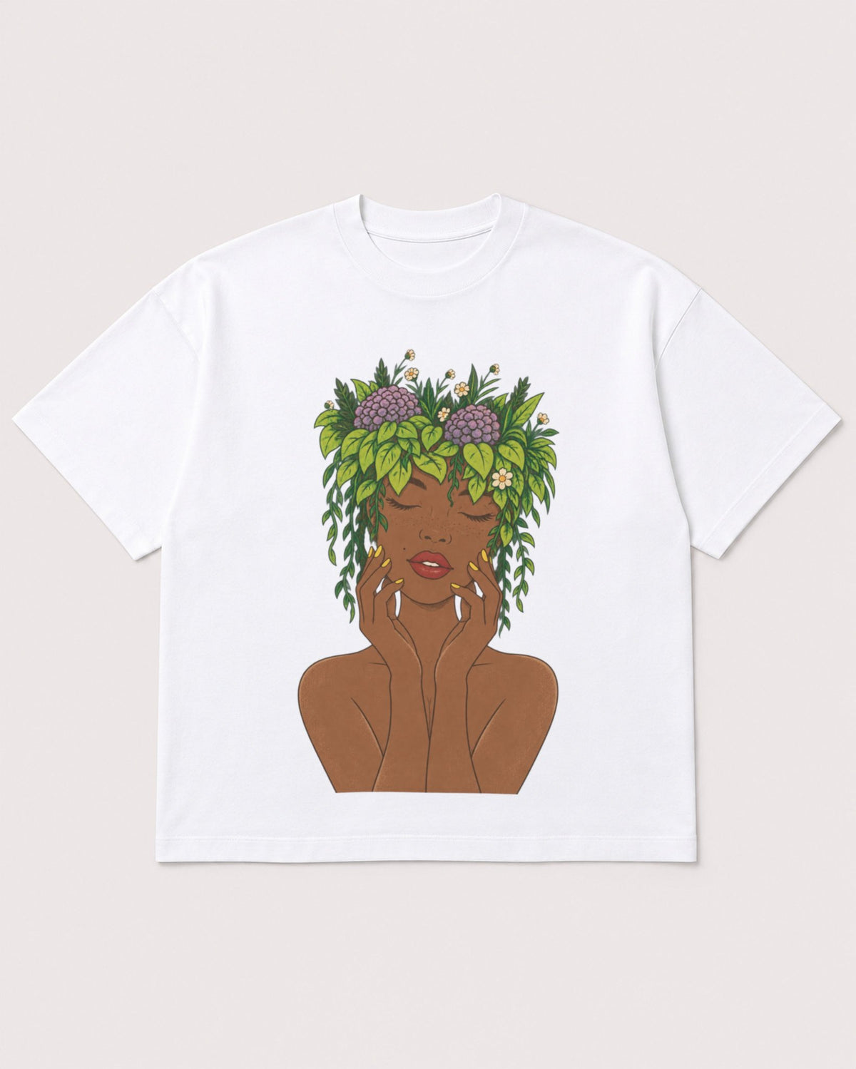Mockup Boxy Heavyweight Tee White product