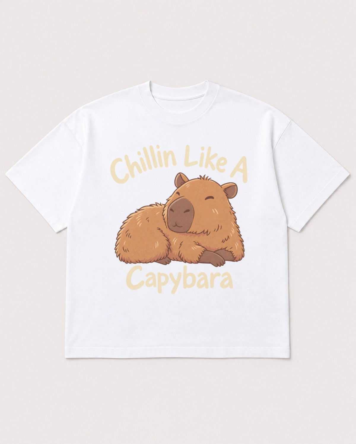 Mockup Boxy Heavyweight Tee White product