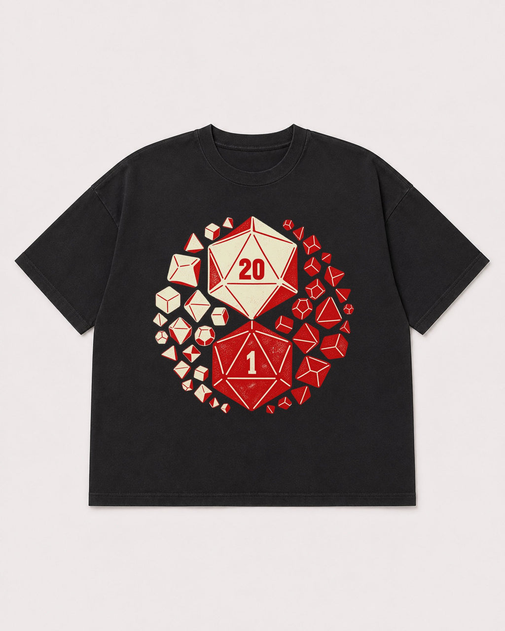 Mockup Boxy Heavyweight Tee Black product
