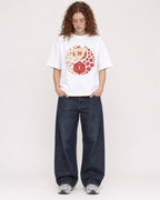 Mockup Boxy Heavyweight Tee White female full-body 09