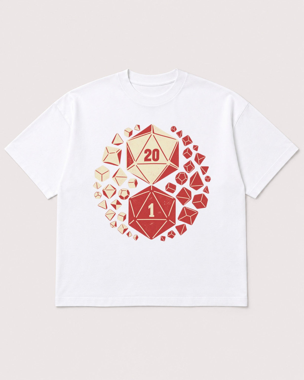 Mockup Boxy Heavyweight Tee White product