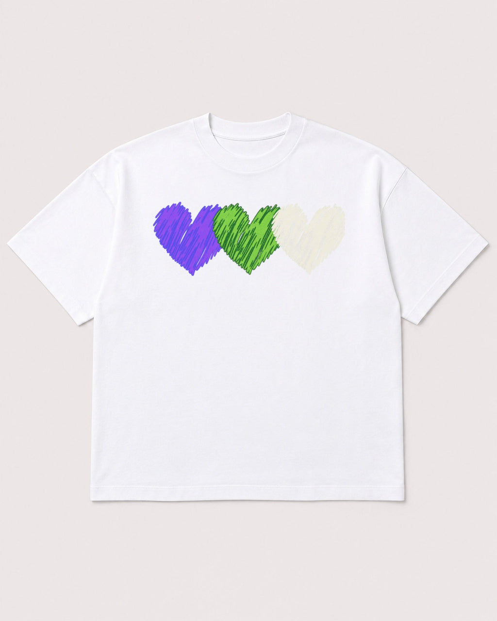 Mockup Boxy Heavyweight Tee White product