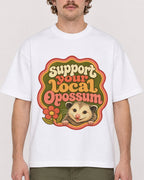 Mockup Boxy Heavyweight Tee White male close-up 09