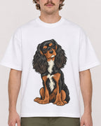 Mockup Boxy Heavyweight Tee White male close-up 09