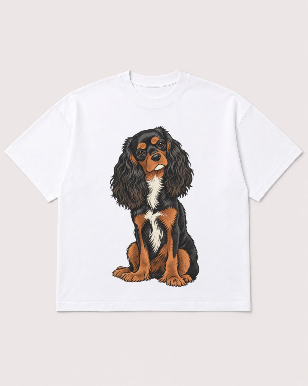 Mockup Boxy Heavyweight Tee White product