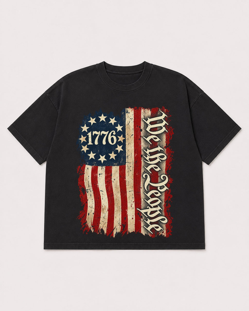 Mockup Boxy Heavyweight Tee Black product